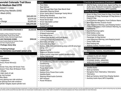 New 2026 Chevrolet Colorado Trail Boss image 6