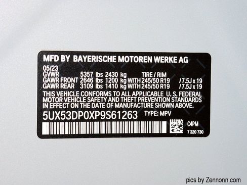 Used 2023 BMW X3 xDrive30i w/ M Sport Package AWD/4WD image 39