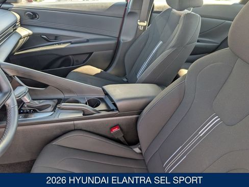 Certified 2026 Hyundai Elantra Sport w/ Cargo Package FWD image 13