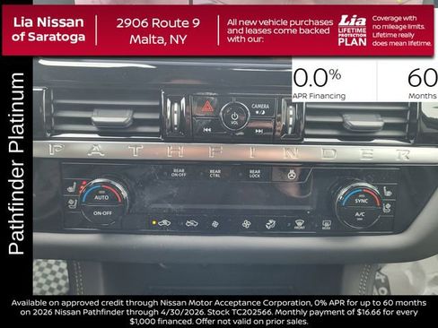 New 2026 Nissan Pathfinder Platinum w/ Cargo Package image 23