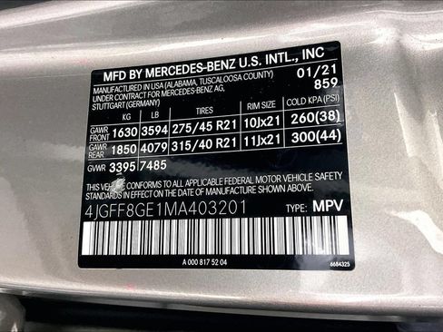 Certified 2021 Mercedes-Benz GLS 580 4MATIC image 25