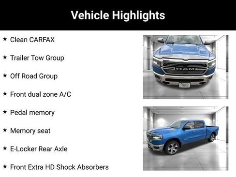 Used 2020 RAM 1500 Laramie w/ Off Road Group AWD/4WD image 2