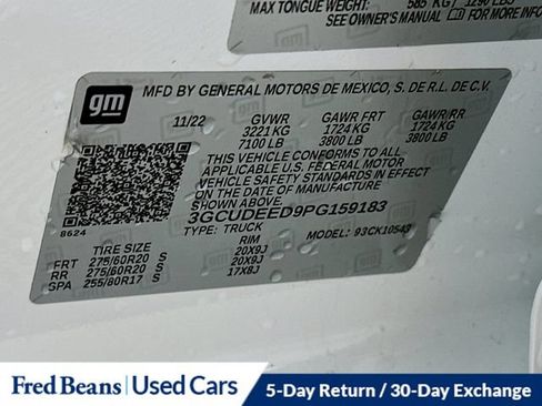 Certified 2023 Chevrolet Silverado 1500 RST w/ LPO, Dark Essentials Package AWD/4WD image 37