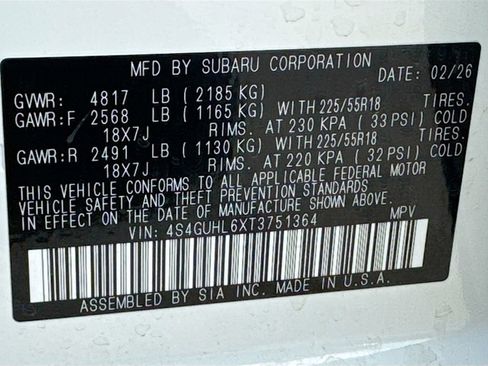 New 2026 Subaru Crosstrek 2.5i Limited image 40