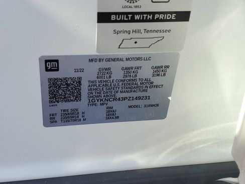 Certified 2023 Cadillac XT5 Premium Luxury w/ LPO, Premium Carpet Package image 30