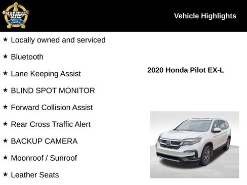 Used 2020 Honda Pilot EX-L image 2