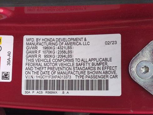 Used 2023 Honda Accord EX image 26