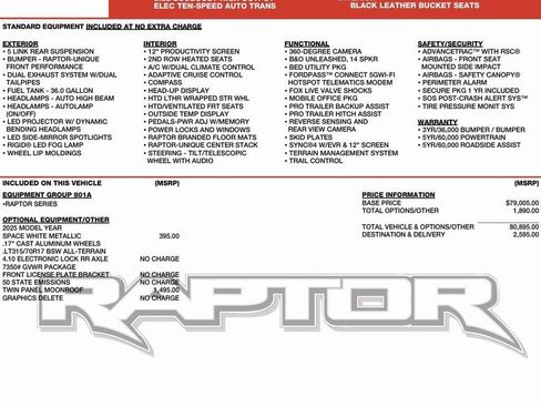 New 2025 Ford F150 Raptor image 2
