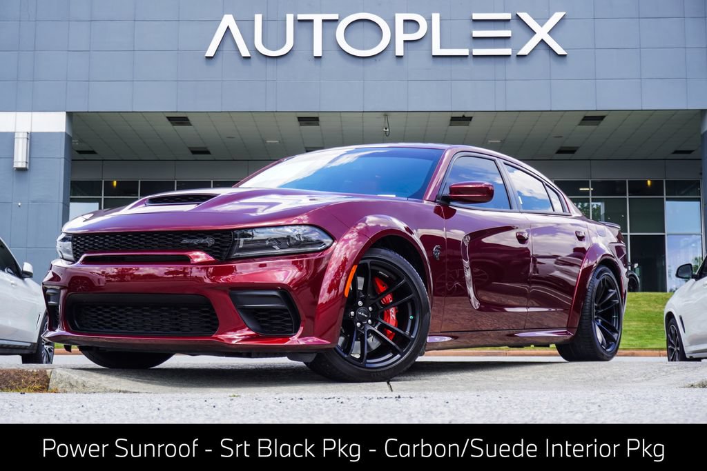 Used 2022 Dodge Charger SRT Hellcat w/ Carbon/Suede Interior Package RWD image 1