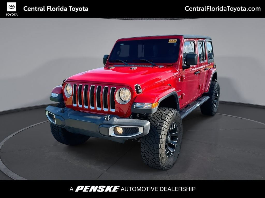 Used 2022 Jeep Wrangler Unlimited Sahara w/ Cold Weather Group AWD/4WD image 1