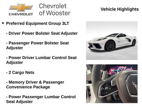Used 2023 Chevrolet Corvette Stingray Premium Conv w/ Z51 Performance Package RWD image 2