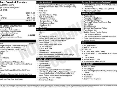 Certified 2024 Subaru Crosstrek 2.0i Premium image 10