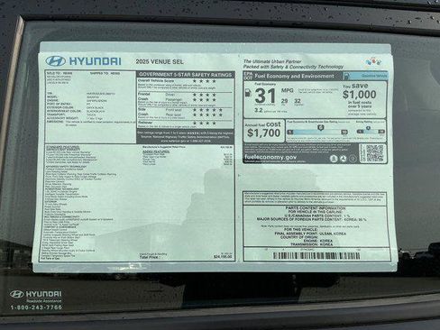 New 2025 Hyundai Venue SEL image 12