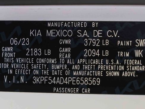 Certified 2023 Kia Forte GT-Line w/ GT-Line Technology Package FWD image 28