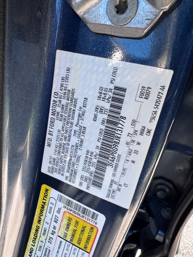 Used 2018 Ford Fusion Titanium AWD/4WD image 38