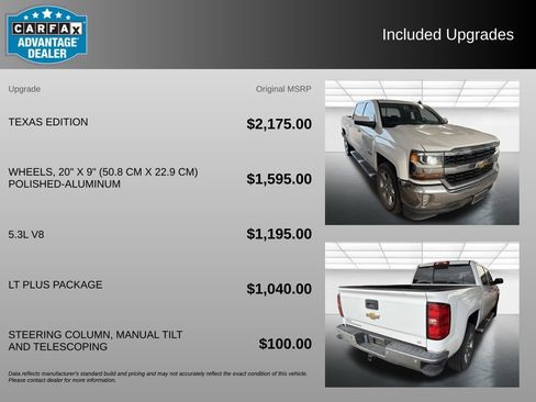 Used 2018 Chevrolet Silverado 1500 LT w/ Texas Edition RWD image 3