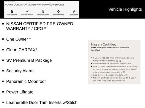 Certified 2023 Nissan Rogue SV w/ SV Premium B Package AWD/4WD image 5