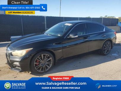Used 2017 INFINITI Q50 Red Sport 400