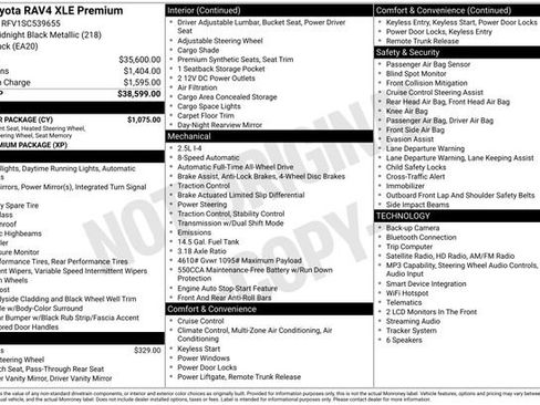 Certified 2025 Toyota RAV4 XLE Premium w/ Weather Package AWD/4WD image 35