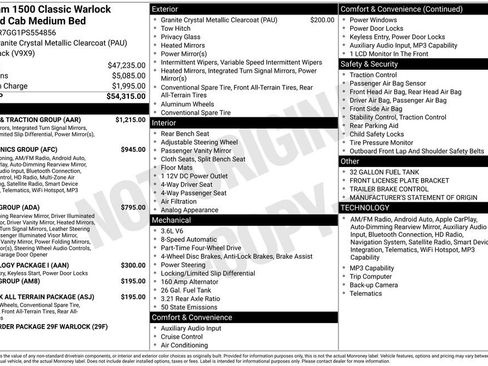 Certified 2023 RAM 1500 Classic Warlock w/ Trailer & Traction Group image 42