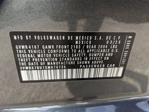 Certified 2025 Volkswagen Jetta Sport image 35