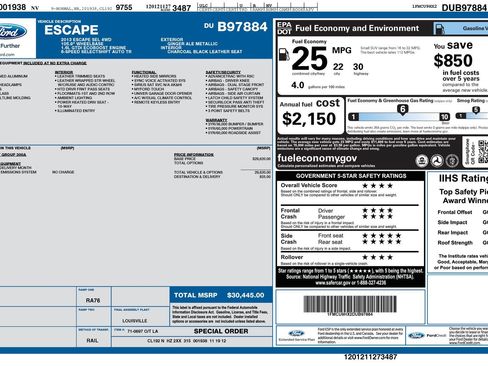 Used 2013 Ford Escape SEL AWD/4WD image 1