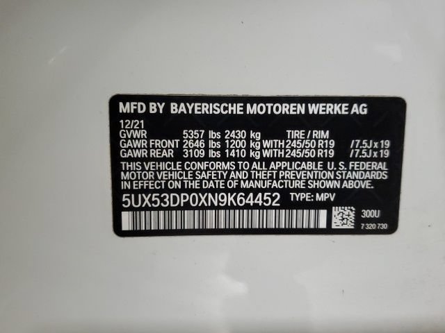 Used 2022 BMW X3 xDrive30i w/ Premium Package 2 AWD/4WD image 40