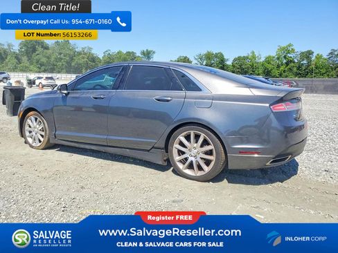 Used 2015 Lincoln MKZ Hybrid w/ Equipment Group 202A Reserve FWD image 3