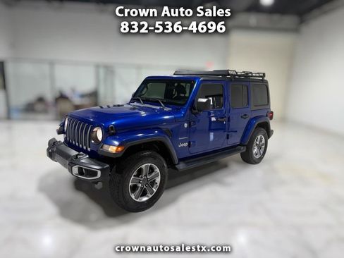 Used 2020 Jeep Wrangler Unlimited Sahara AWD/4WD image 1