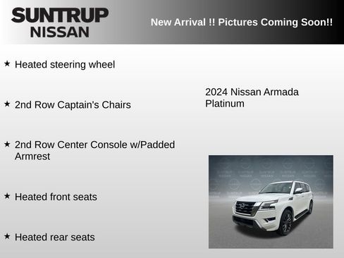 Used 2024 Nissan Armada Platinum w/ Captain's Chairs Package RWD image 12
