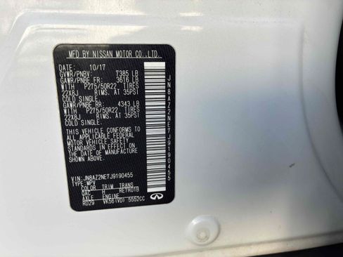 Used 2018 INFINITI QX80 4WD w/ Driver Assistance Package image 73
