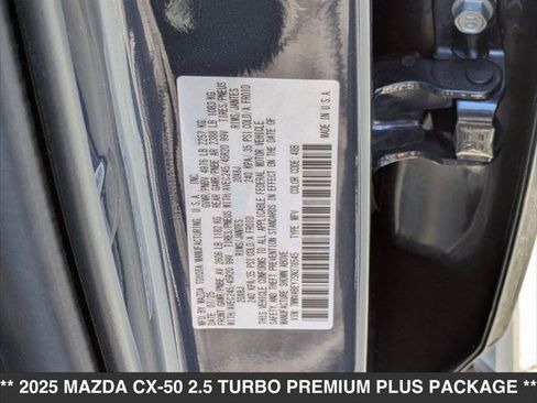Used 2025 MAZDA CX-50 2.5 Turbo w/ Weather Package AWD/4WD image 15