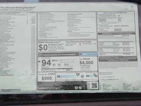 New 2026 BMW i4 xDrive40i w/ M Sport Package image 2