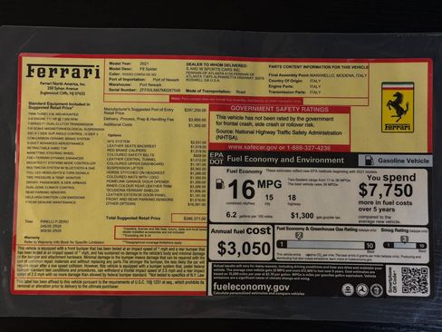 Used 2021 Ferrari F8 Tributo RWD image 36