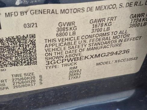 Used 2021 Chevrolet Silverado 1500 Custom RWD image 15
