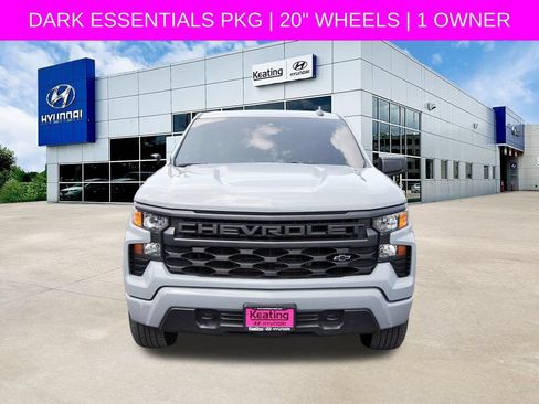 Used 2025 Chevrolet Silverado 1500 Custom w/ LPO, Dark Essentials Package RWD image 2