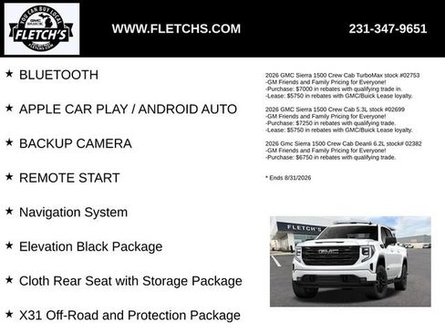 New 2026 GMC Sierra 1500 Elevation AWD/4WD image 2