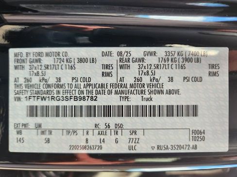 New 2025 Ford F150 Raptor image 26