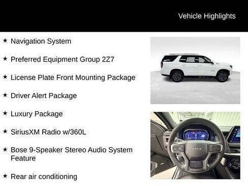 Certified 2023 Chevrolet Tahoe Z71 w/ Luxury Package image 17