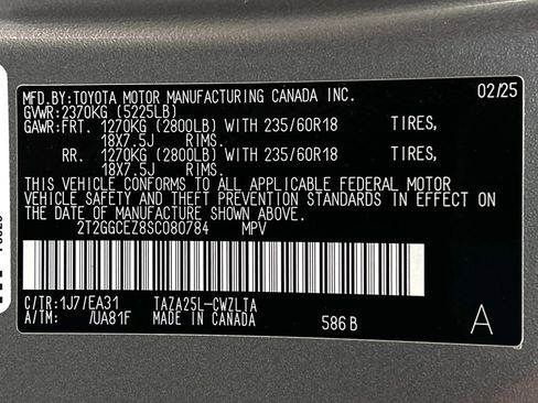 Certified 2025 Lexus NX 350 AWD w/ Cold Area Package image 22