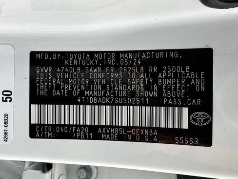 Used 2025 Toyota Camry LE w/ Convenience Package AWD/4WD image 16