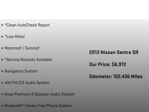 Used 2013 Nissan Sentra SR w/ Premium Pkg image 24