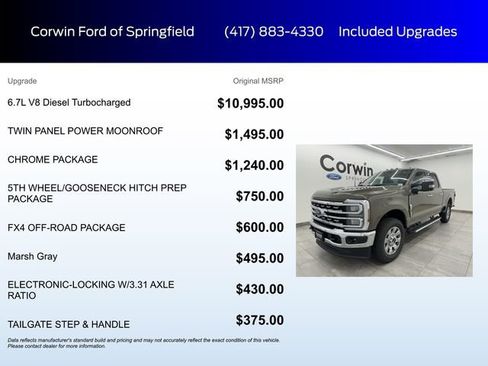 New 2026 Ford F250 Lariat w/ Chrome Package image 5