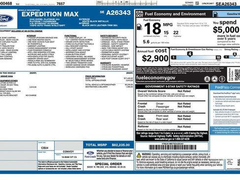 Used 2025 Ford Expedition Max Platinum w/ Driver's Package AWD/4WD image 2