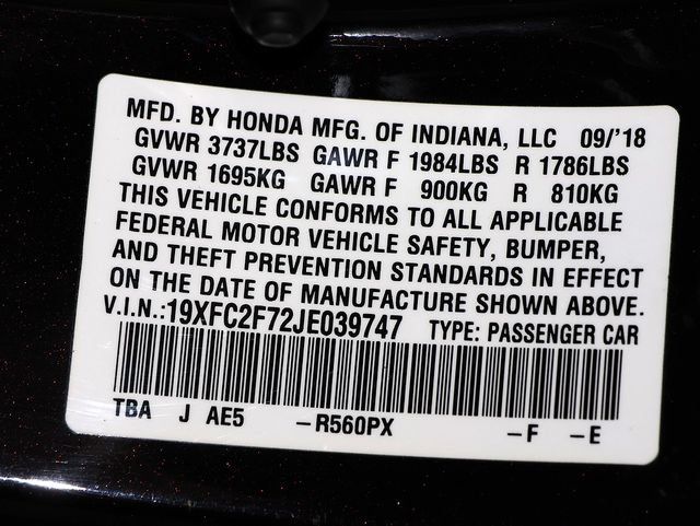 Used 2018 Honda Civic EX image 36