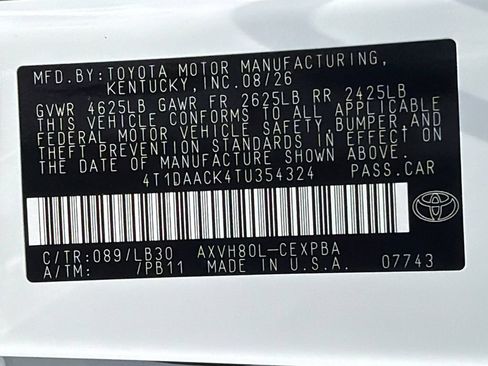 New 2026 Toyota Camry XSE FWD image 39