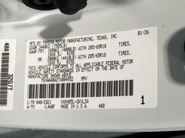 Certified 2026 Toyota Sequoia TRD Pro w/ TRD Performance Package (TMS) AWD/4WD image 27