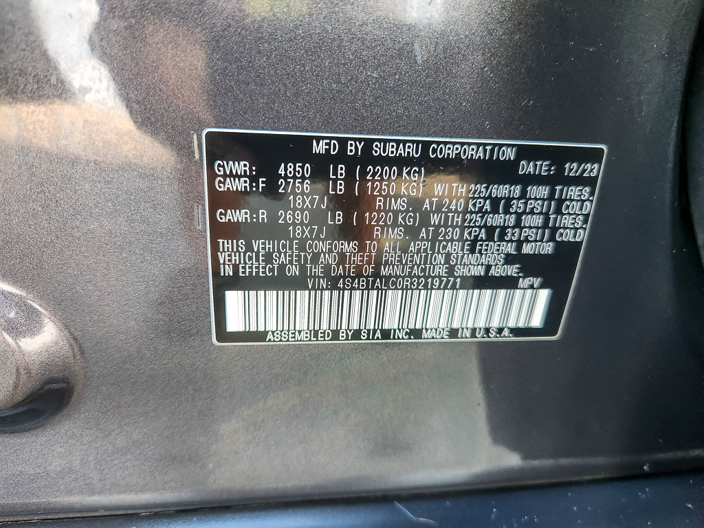 Used 2024 Subaru Outback Onyx Edition AWD/4WD image 24