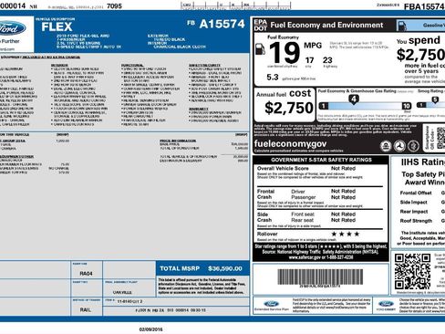 Used 2015 Ford Flex SEL w/ Equipment Group 201A AWD/4WD image 1