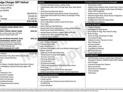 Used 2020 Dodge Charger SRT Hellcat w/ Harman/Kardon Audio Group image 31